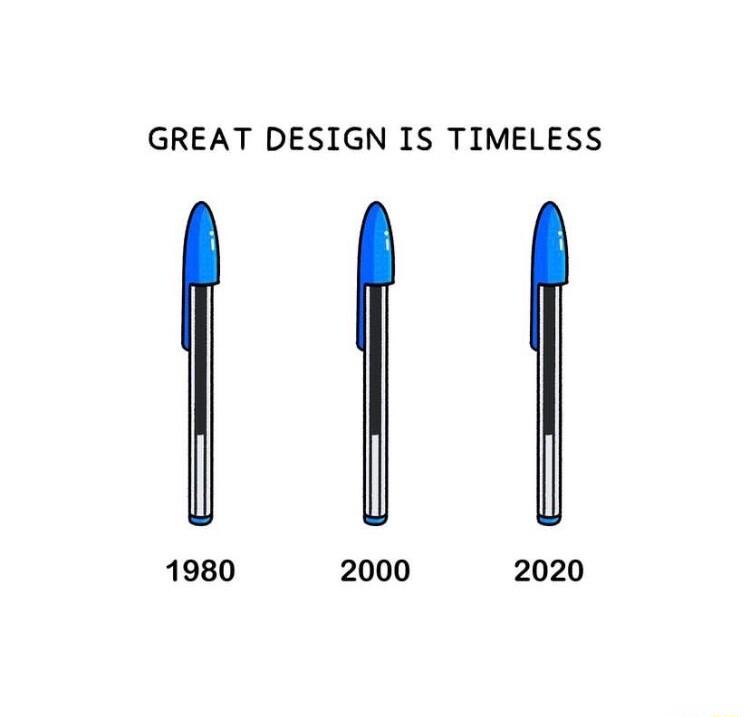 GREAT DESIGN IS TIMELESS 1980 2000 2020