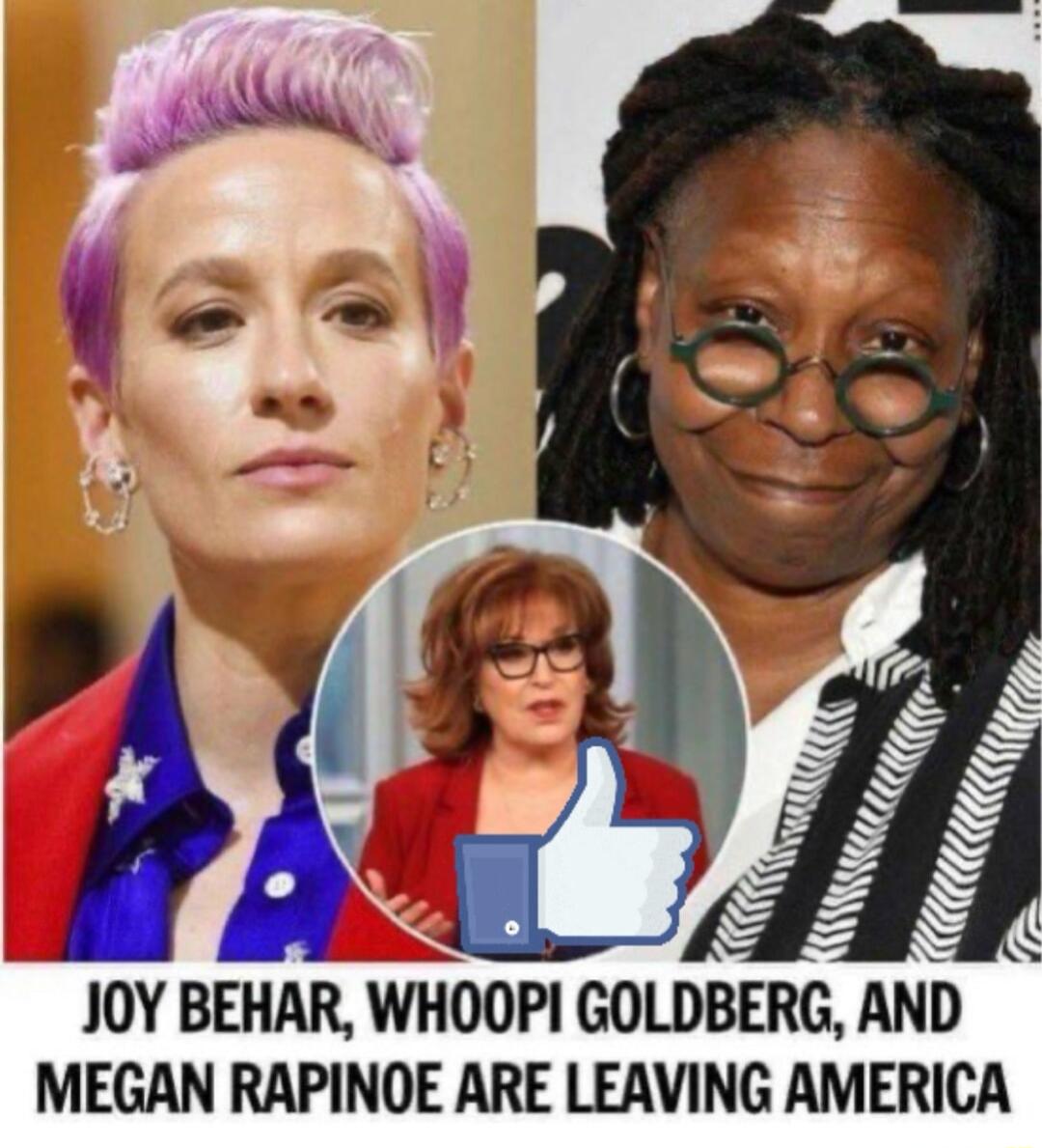 10Y BEHAR WHOOP GOLDBERG AND MEGAN RAPINOE ARE LEAVING AMERICA