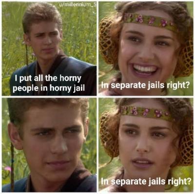 put all the horny people in horny jail