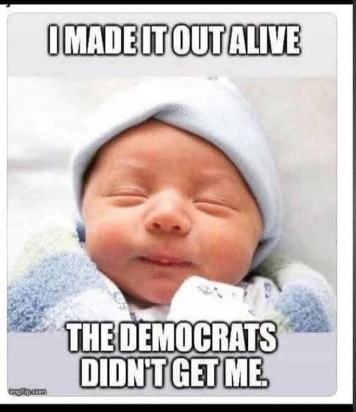 I MADE IT OUT ALIVE THE DEMOCRATS DIDN'T GET ME.