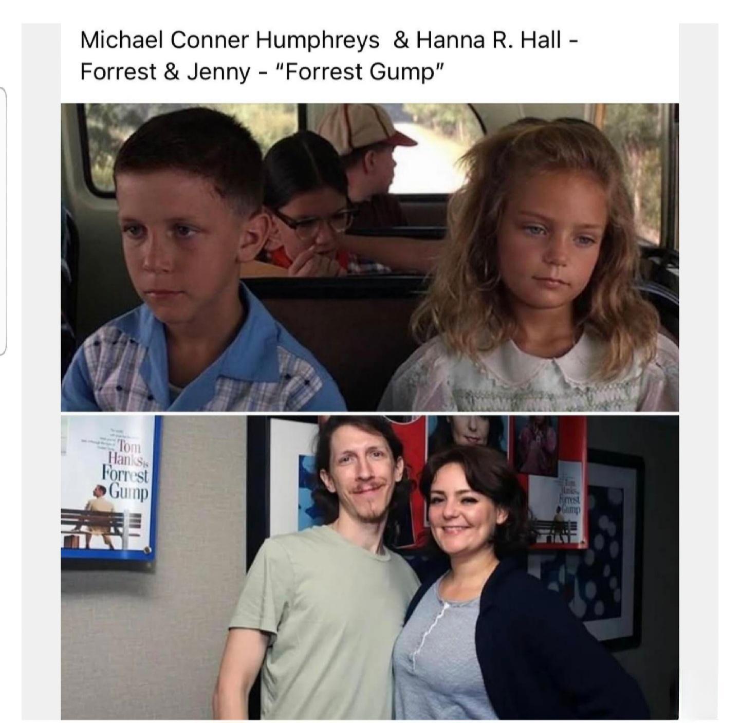Michael Conner Humphreys Hanna R t Jenny Forrest Gump