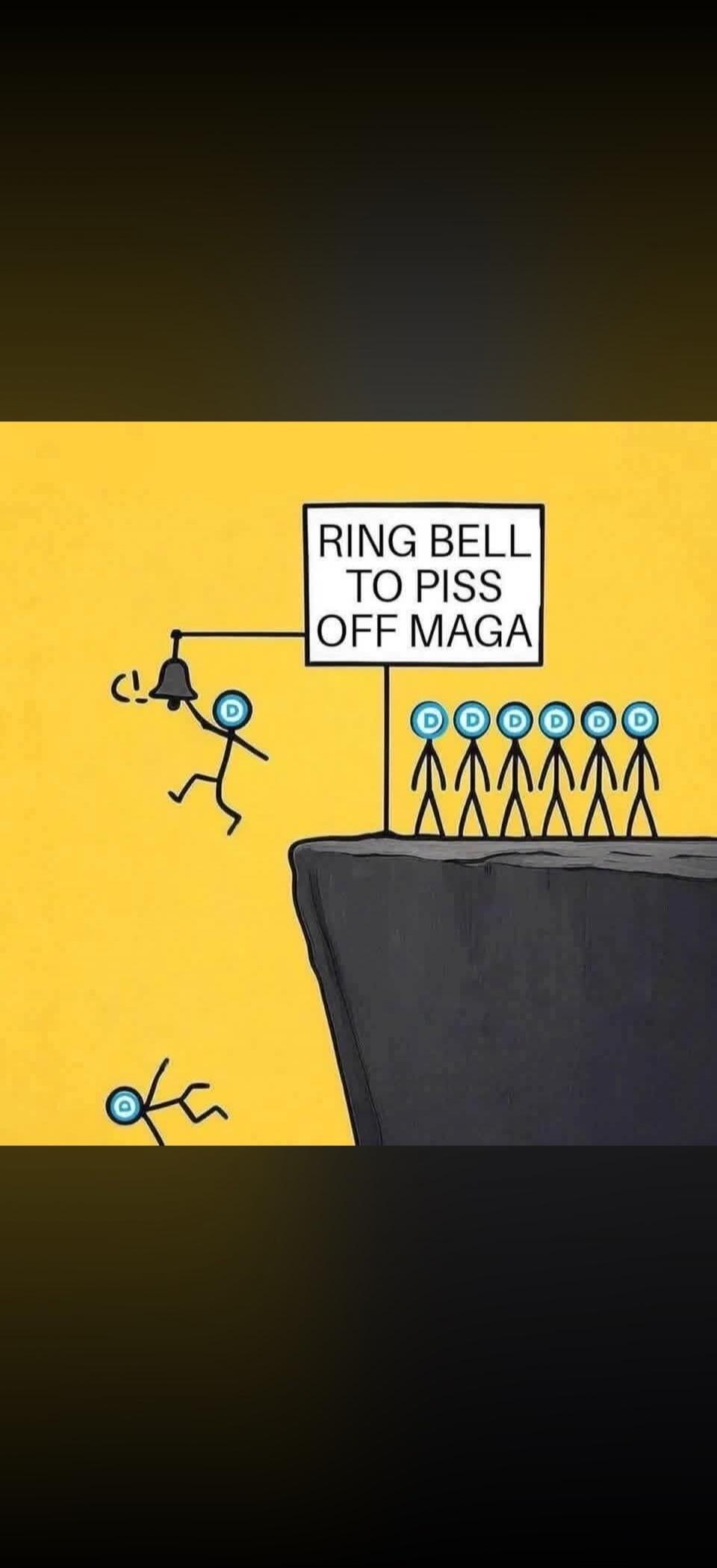 RING BELL TO PISS OFF MAGA