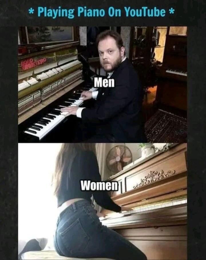 Playing Piano On YouTube