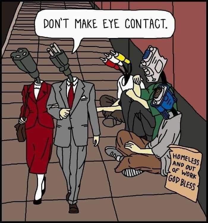 DONT MAKE EYE CONTACT