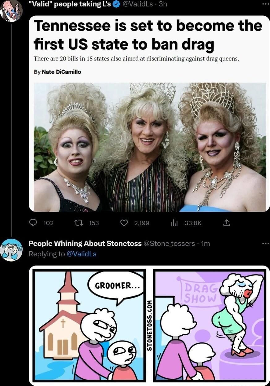 lid people taking Ls Tennessee is set to become the first US state to ban drag By Nate Dicamillo