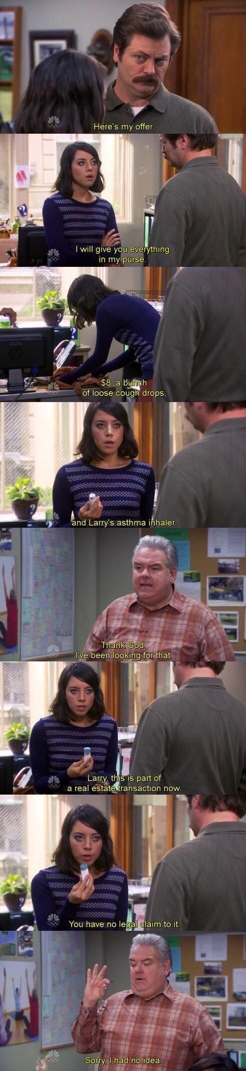 8a bysh SfToose cough draps e g L I nd Larrys asthma ifihaler Lamy rs s part of a real estatdtransaction now Yourhave no eagam toit