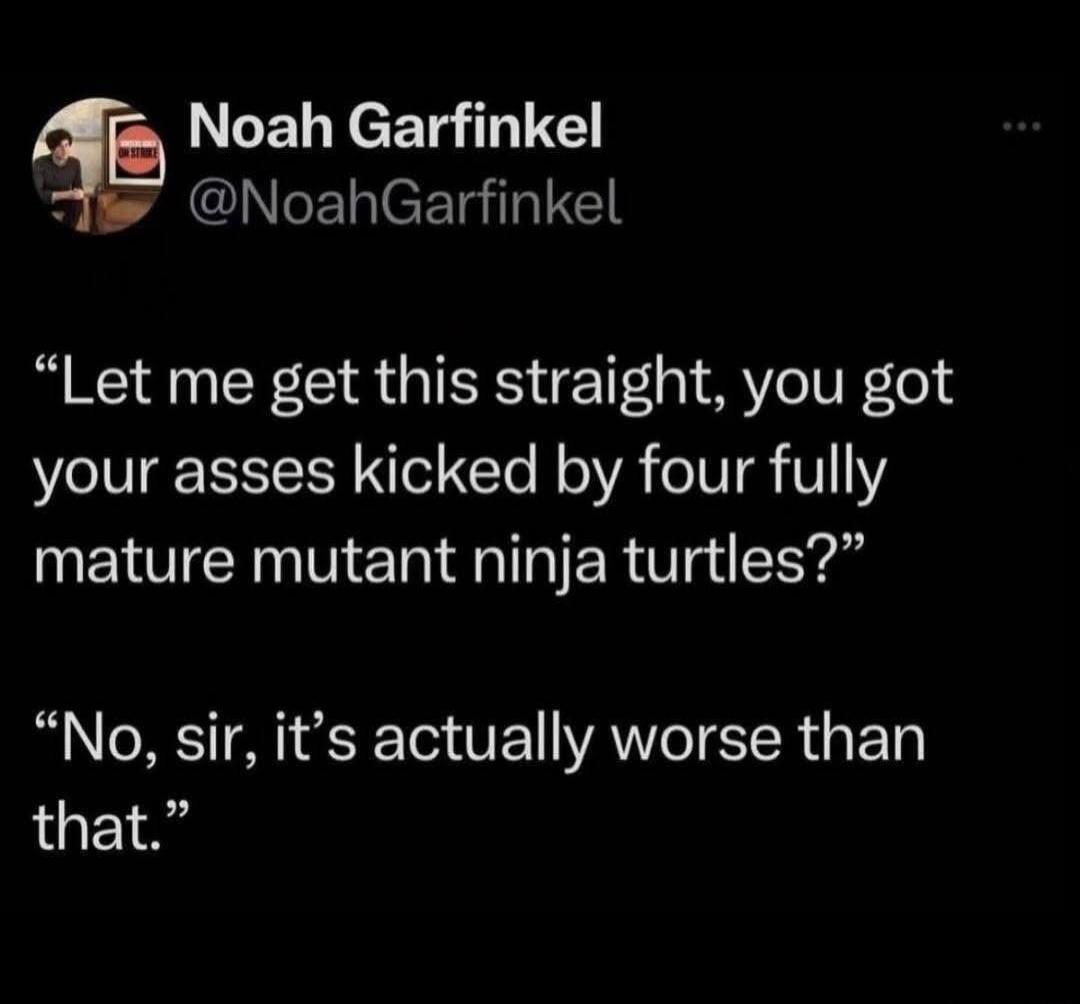 Noah Garfinkel @NoahGarfinkel 
