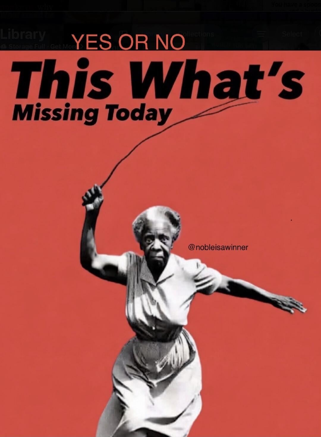 YES OR NO This What's Missing Today