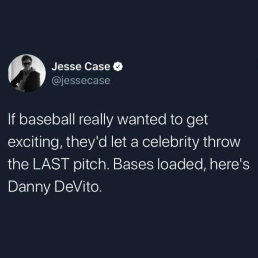 Jesse Case f QEETEER N EEE o N R WANETI Clo RieXels exciting theyd let a celebrity throw the LAST pitch Bases loaded heres DEaTaABLV o