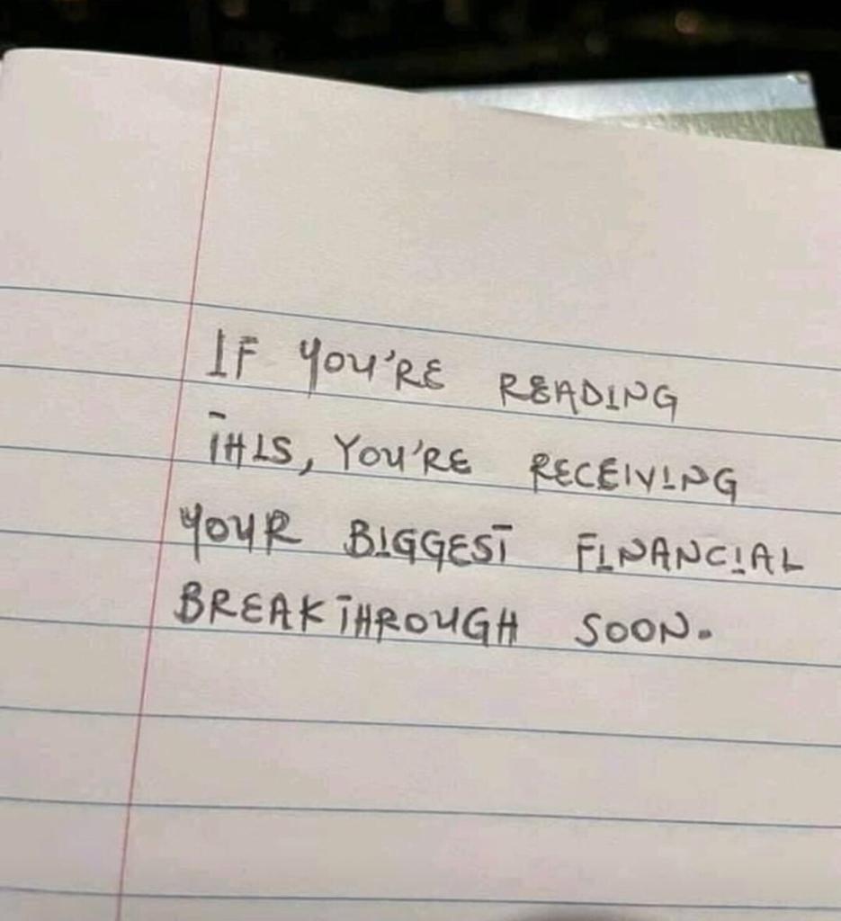 F Yoysee bl e EADING 11S Youre RecEivipg Yoyp BlGGesT FimanciaL 6FERKTMRDUGF Soon