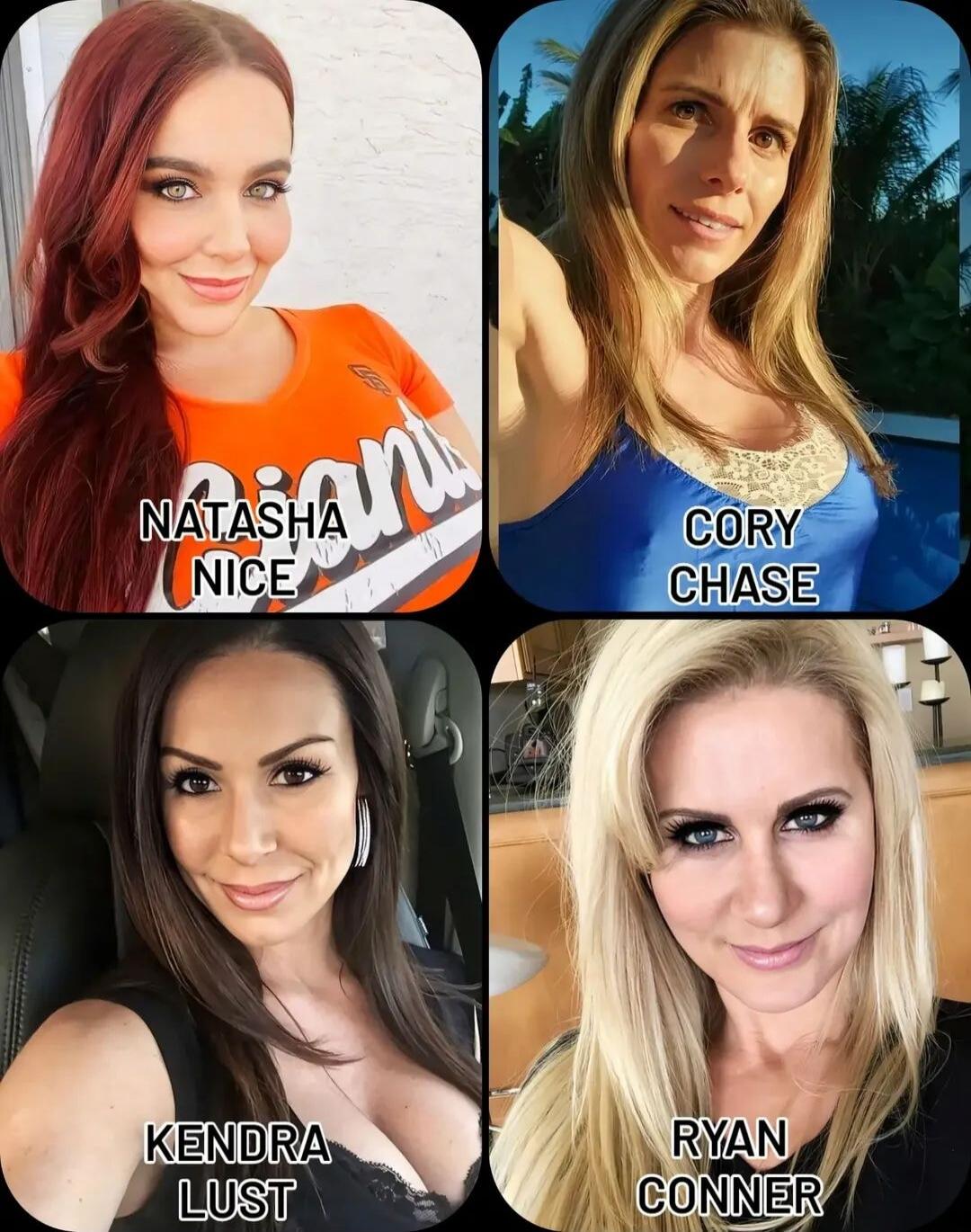 Natasha Nice, Cory Chase, Kendra Lust, Ryan Conner