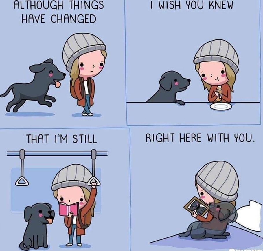 ALTHOUGH THINGS I WISH YOU KNEW HAVE CHANGED RIGHT HERE WITH YOU