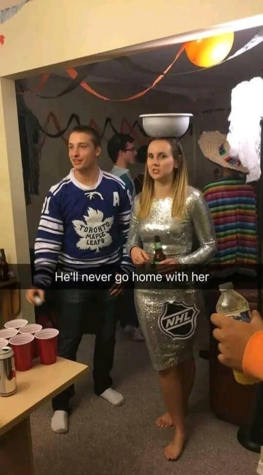 He'll never go home with her