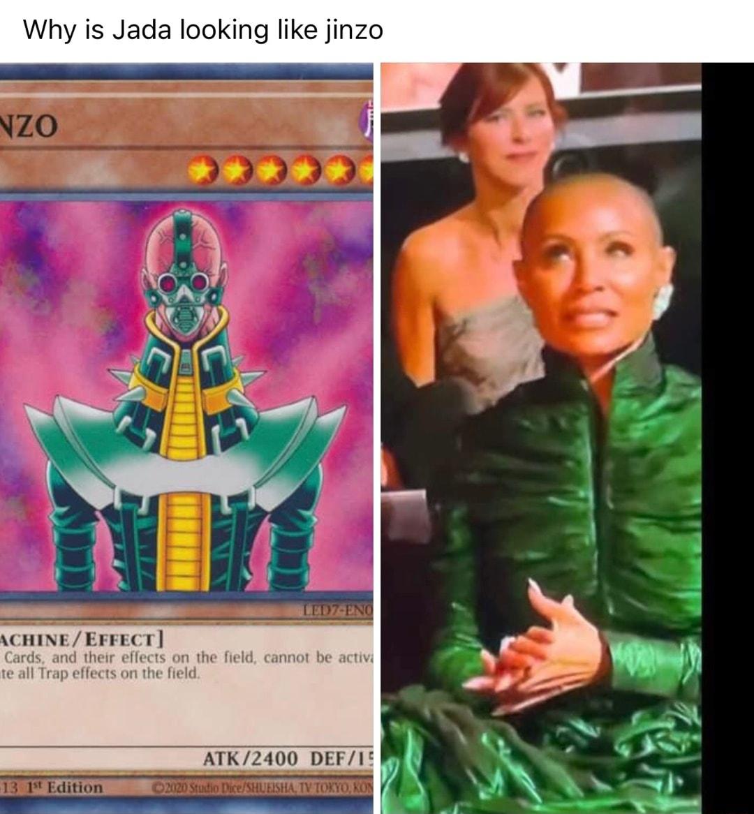 Why is Jada looking like jinzo Cards and their effects on the field cannot be activi te all Trap effects on the field