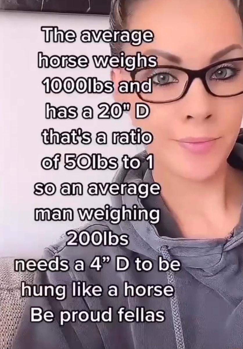 WS ande y needs a 4D to be ung Ike a horse Be proud fellas