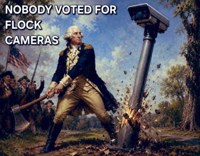 NOBODY VOTED FOR FLOCK CAMERAS