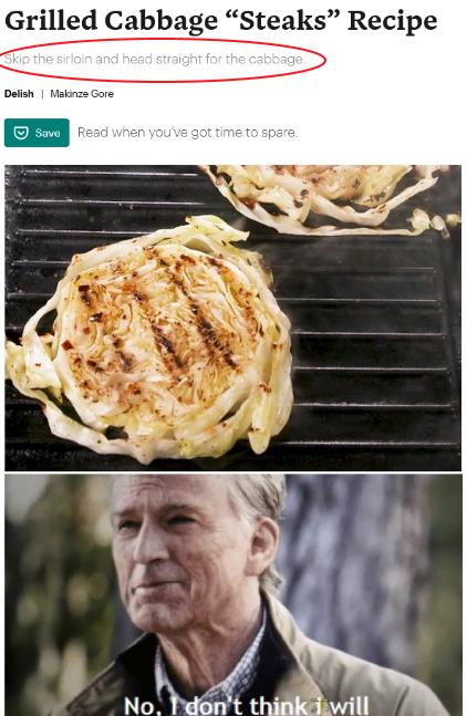 Grilled Cabbage Steaks Recipe