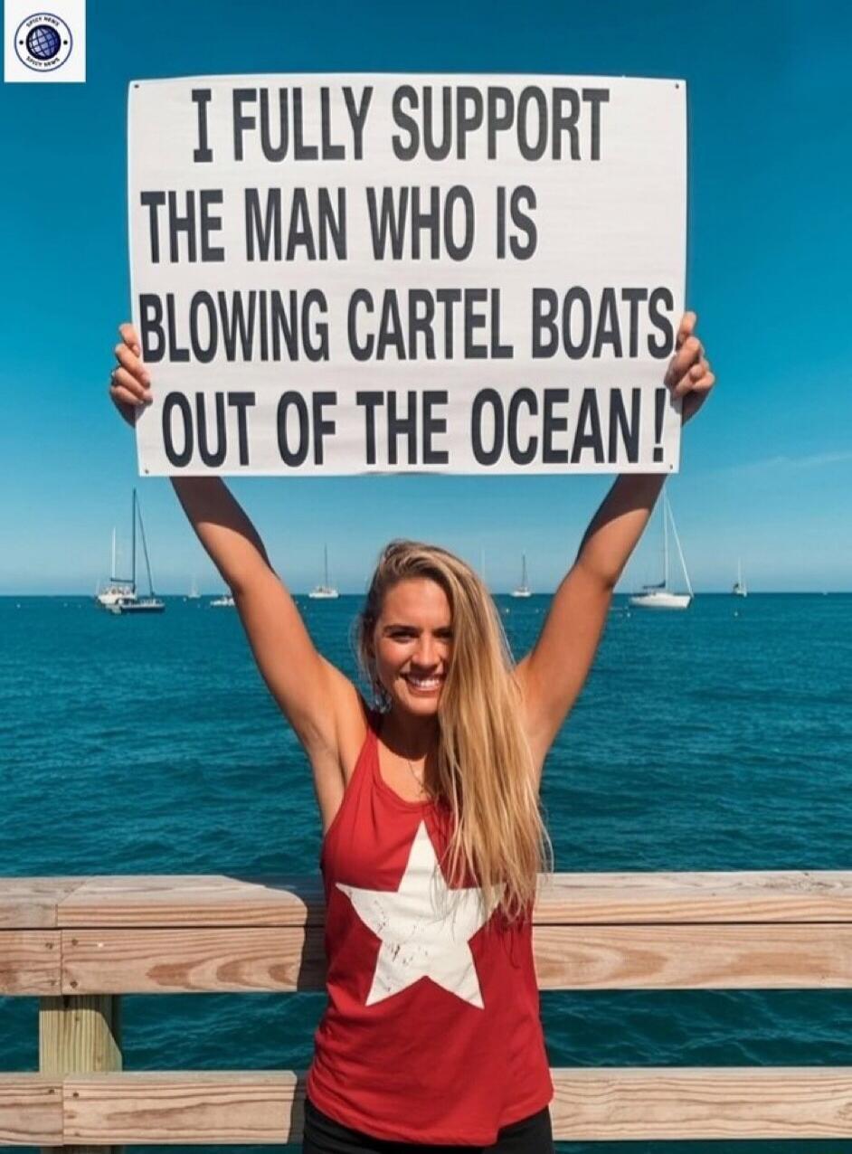 I FULLY SUPPORT THE MAN WHO IS BLOWING CARTEL BOATS OUT OF THE OCEAN!