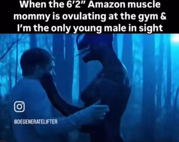 When the 62 Amazon muscle mommy is ovulating at the gym Im the only young male in sight GOEGENERATELIFTER