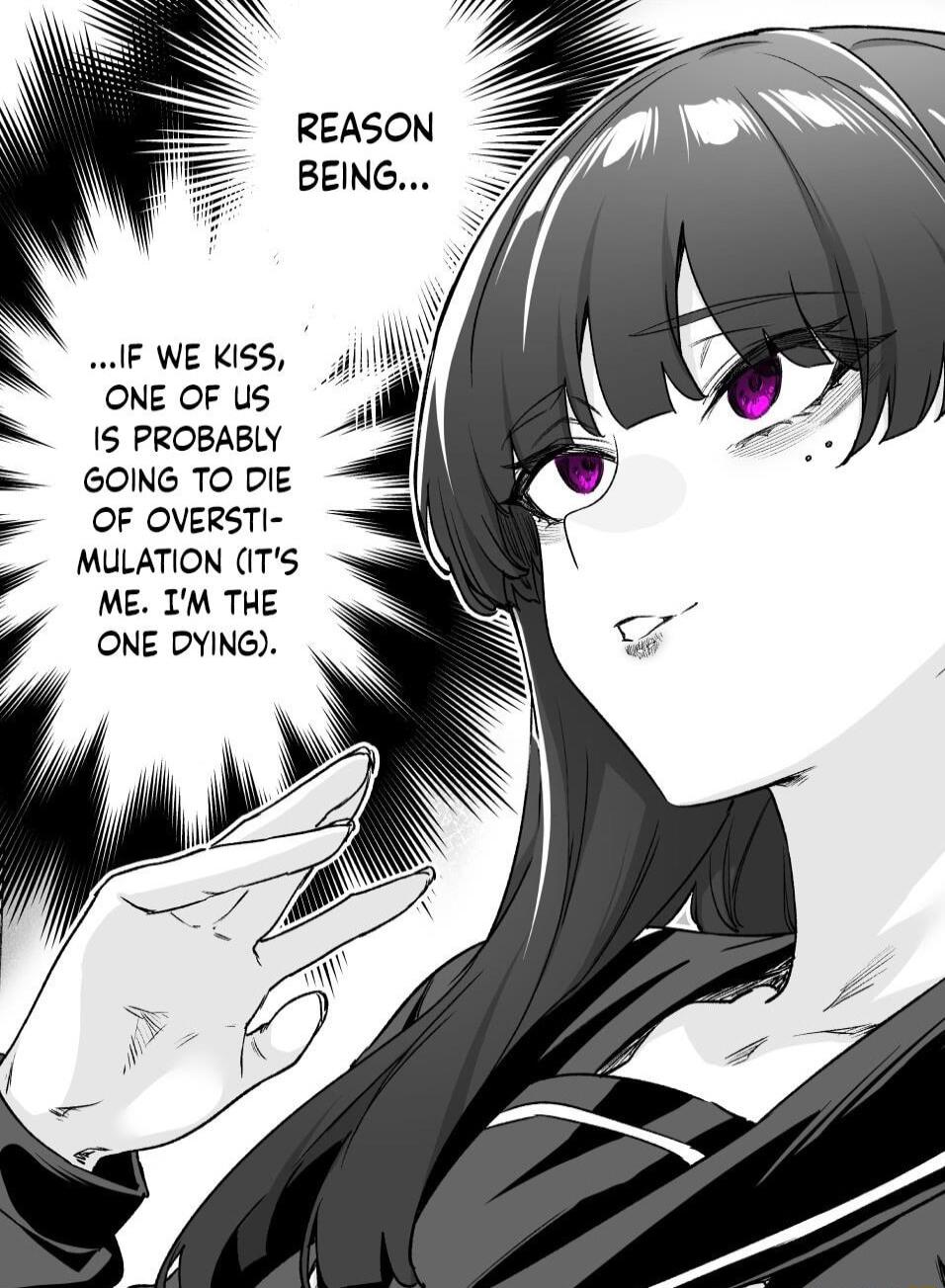 L IF WEKISS il ONEOFUS 15 PROBABLY GOING TO DIE OF OVERSTI MULATION S ME TM THE V ONE DYING