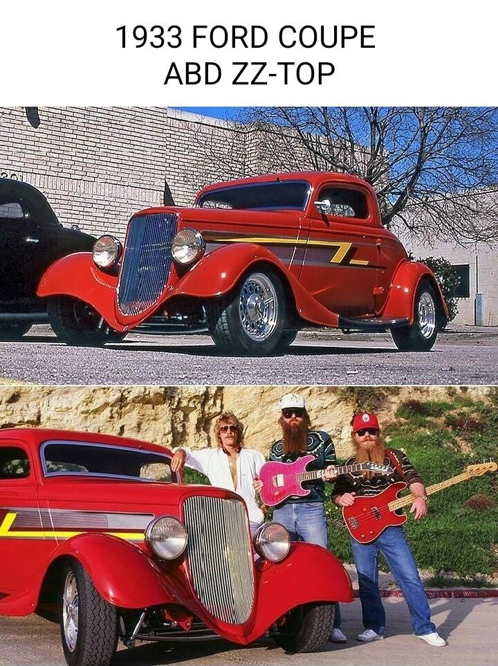 1933 FORD COUPE ABD ZZ TOP