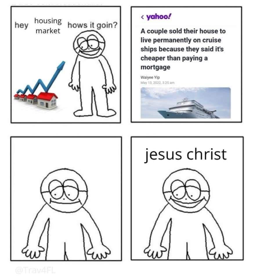 housing hows it goin market yahoo A couple sold their house to live permanently on cruise ships because they said its cheaper than paying a mortgage Walyee Yip