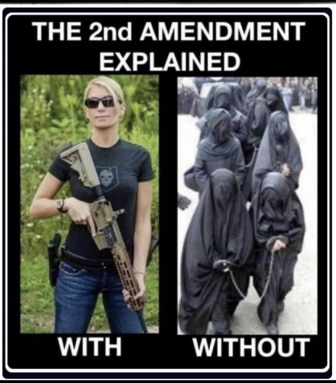THE 2nd AMENDMENT EXPLAINED WITH WITHOUT