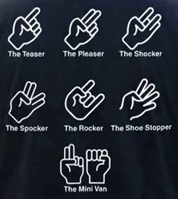 The Teaser The Pleaser The Shocker The Spocker The Rocker The Shoe Stopper The Mini Van