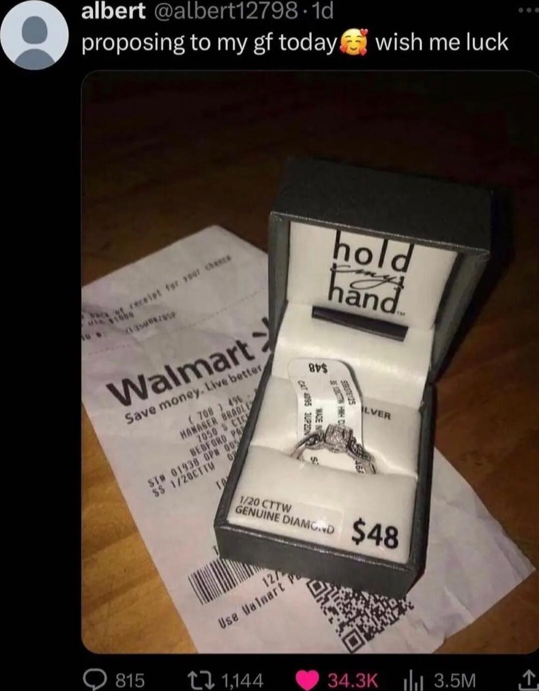 albert albert12798 1d proposing to my gf today wish me luck Os815 111144 343K 135M A