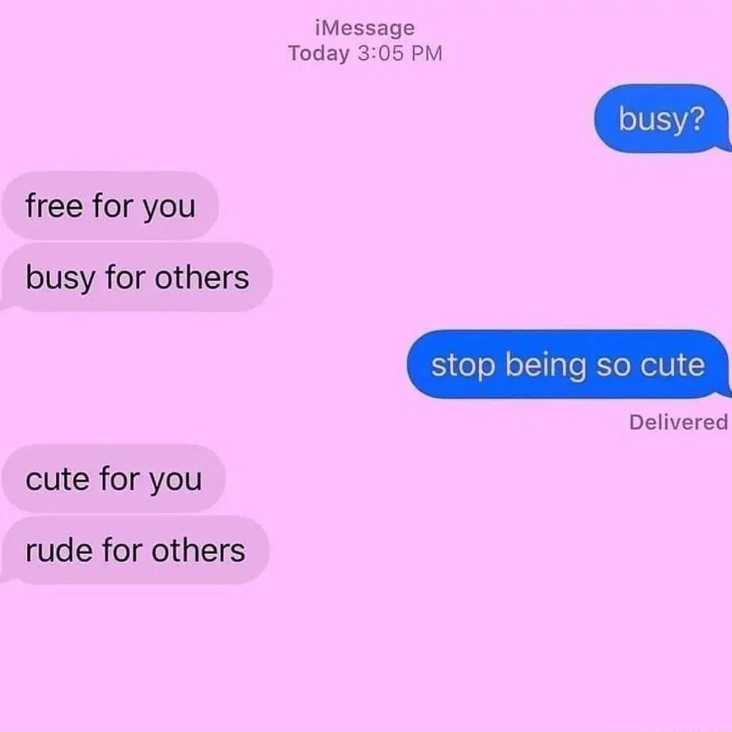 iMessage Today 305 PM free for you busy for others Site ol olllgoETo NIV Delivered cute for you rude for others