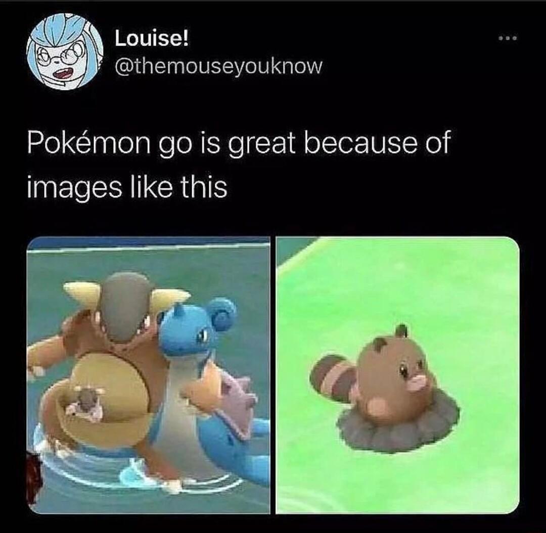 RTEEH IGELTEEVIITG e Pokmon go is great because of MECEICRIS