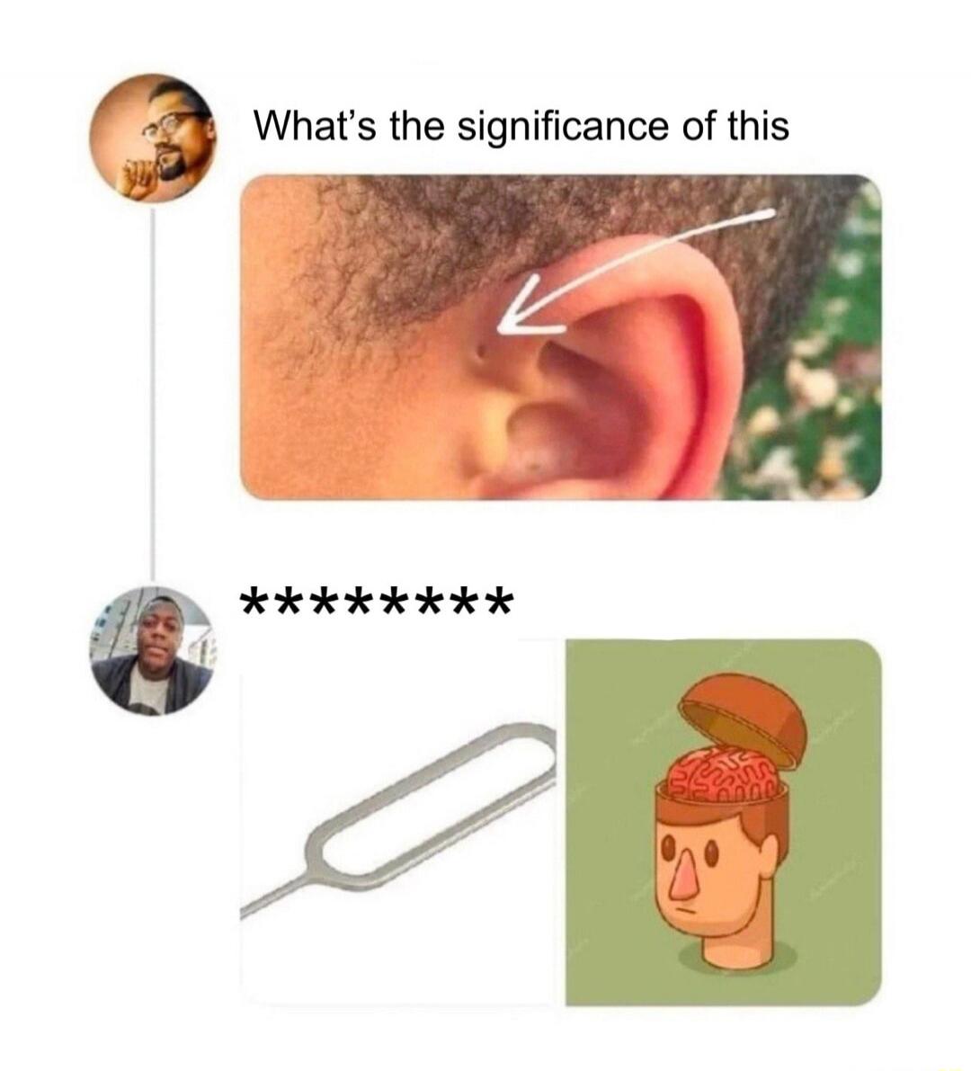 What's the significance of this *******