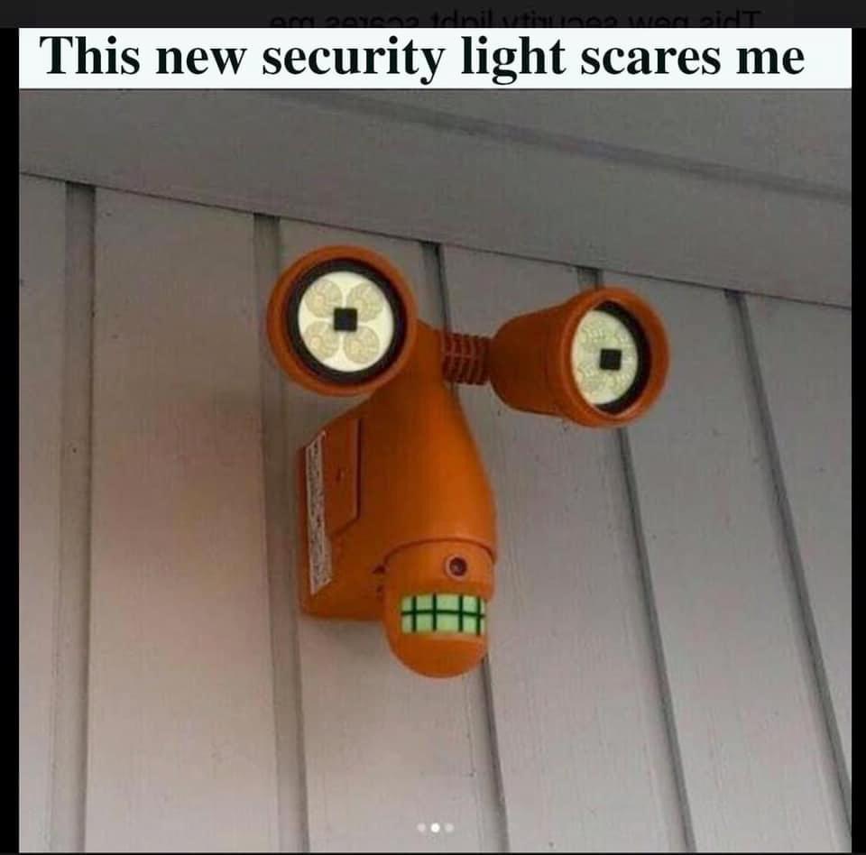 This new security light scares me