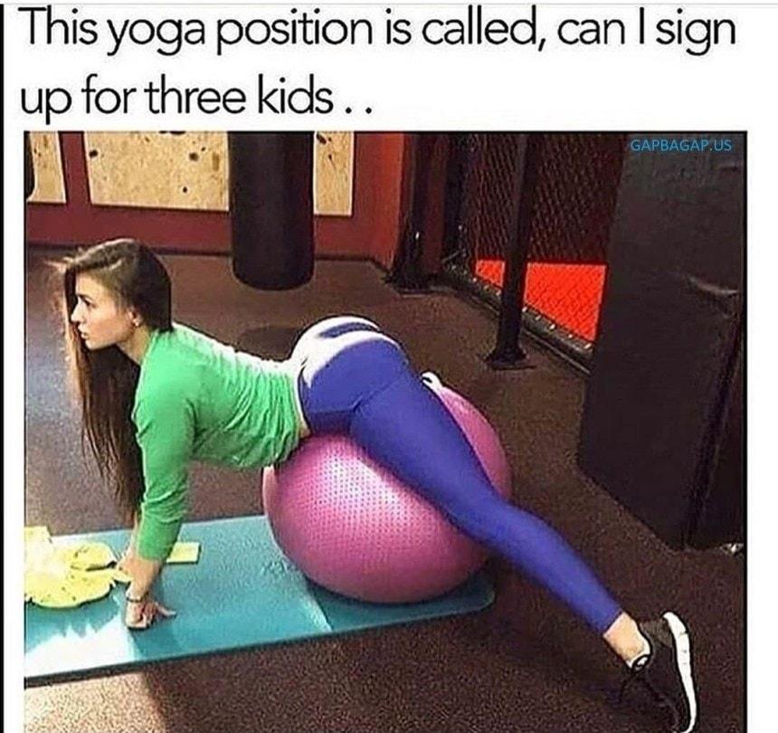 This yoga position is called can sign up for three kids