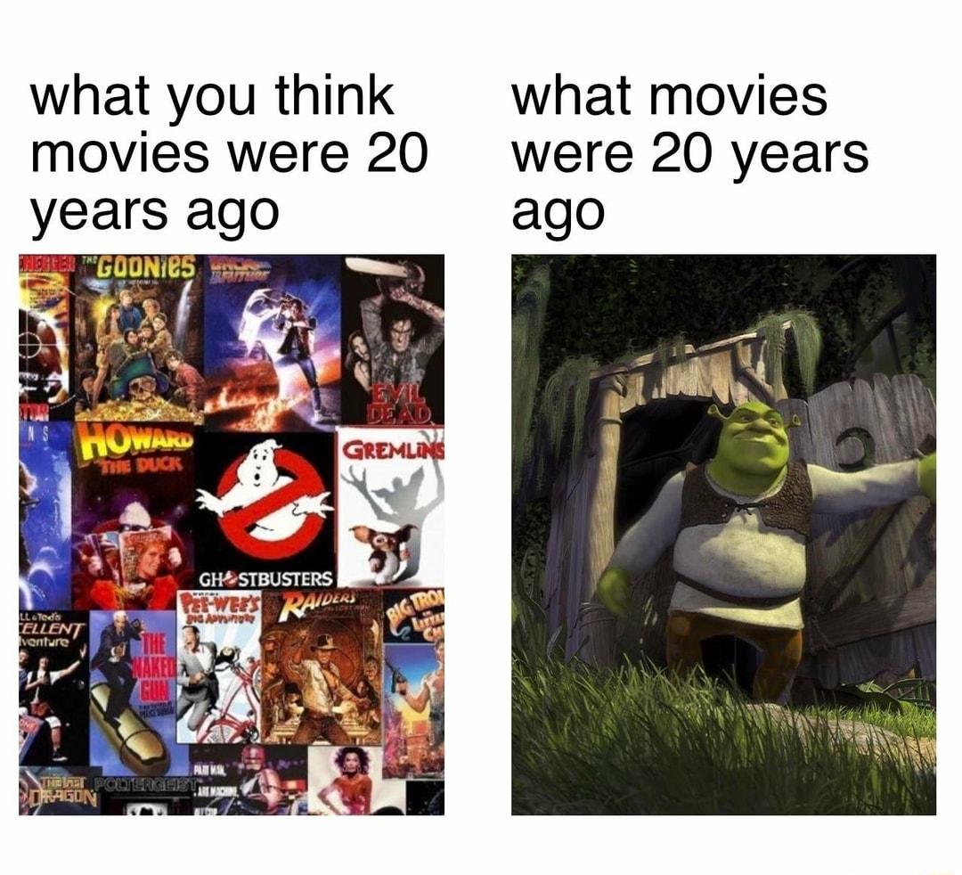 what you think what movies movies were 20 were 20 years years ago ago
