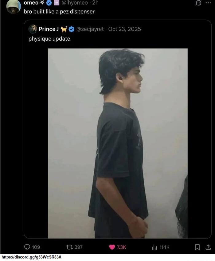 physique update (Prince J).