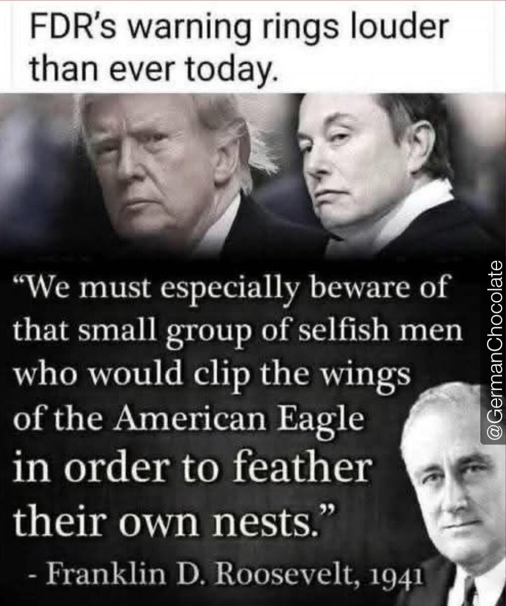 FDR's warning rings louder than ever today. 
