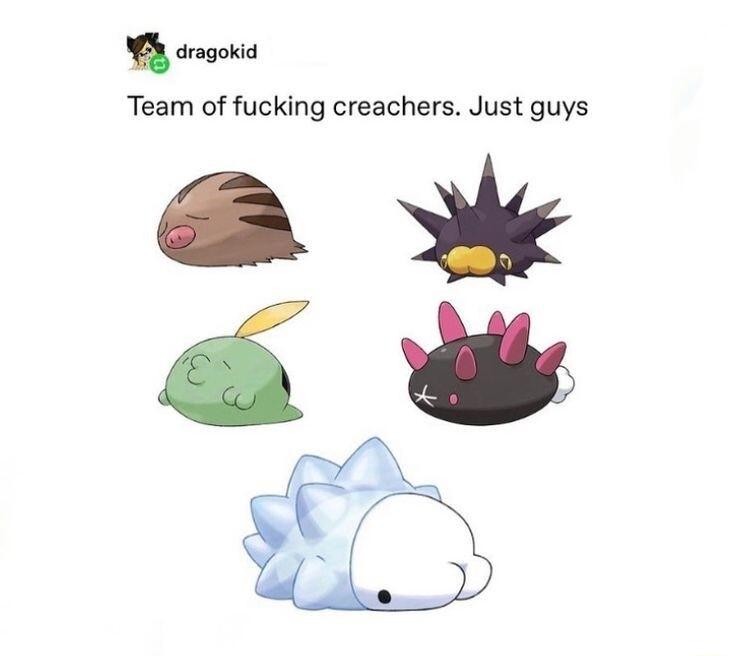 0 g Team of fucking creachers Just guys W