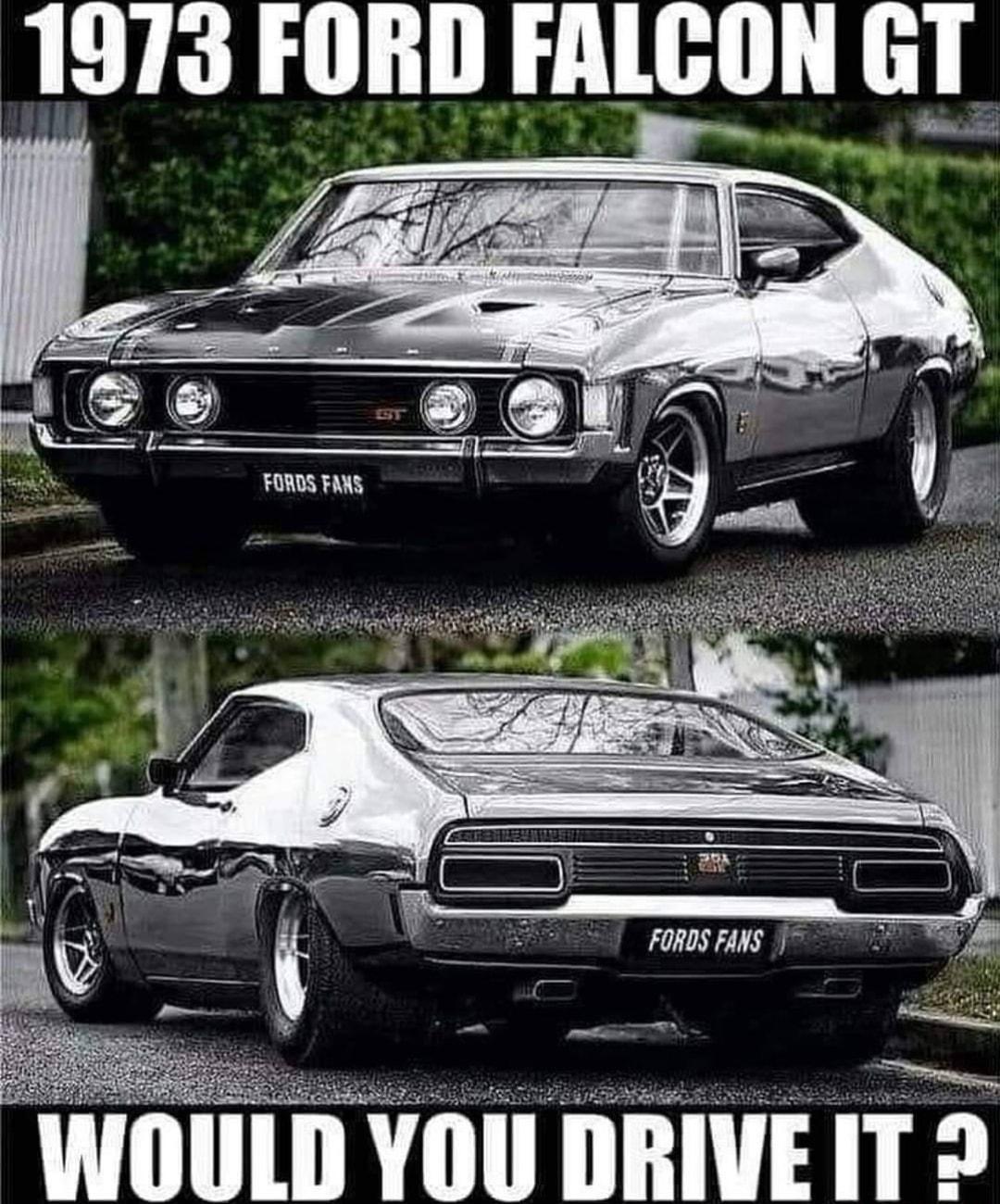 1973 FORD FALGON GT WOULD YOU DRIVE IT 2