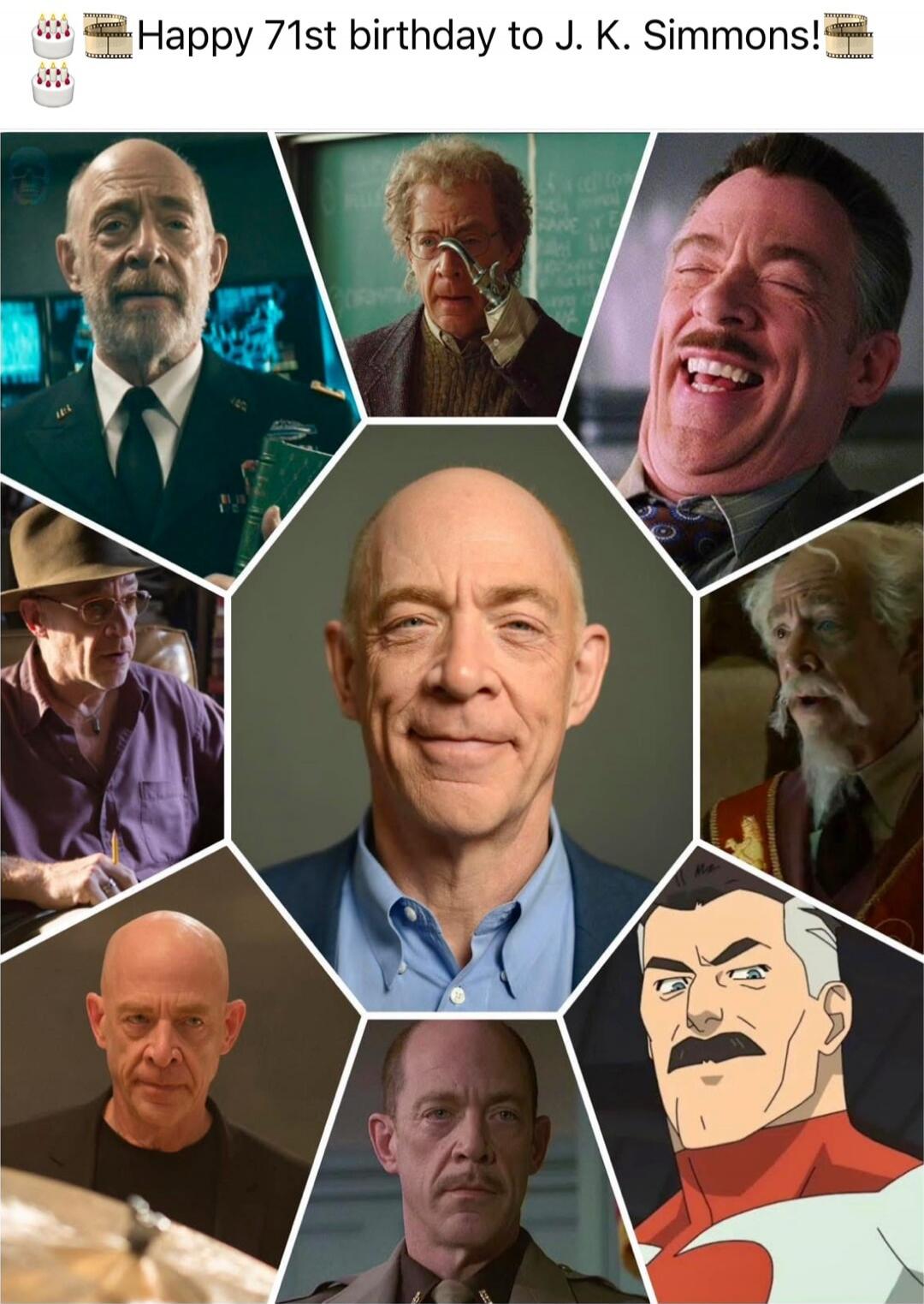 🎂🎂 Happy 71st birthday to J. K. Simmons! 🎂🎂