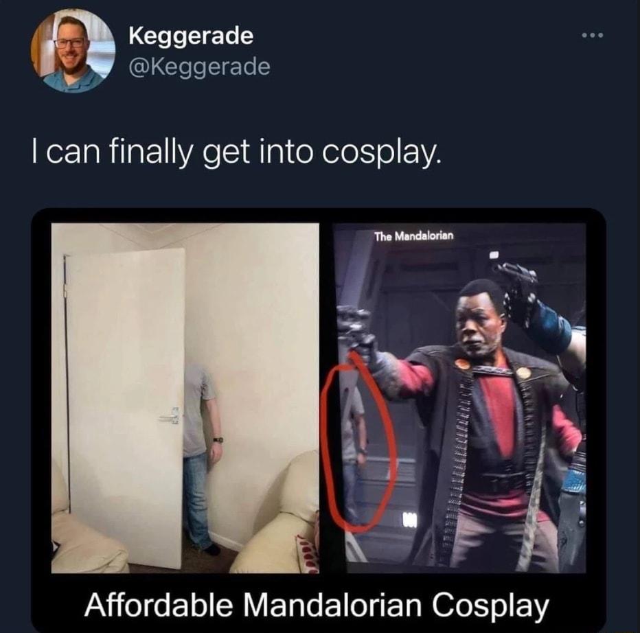 Keggerade WLV ekeggerade can finally get into cosplay Affordable Mandalorian Cosplay