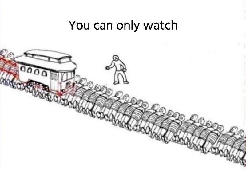 You can only watch