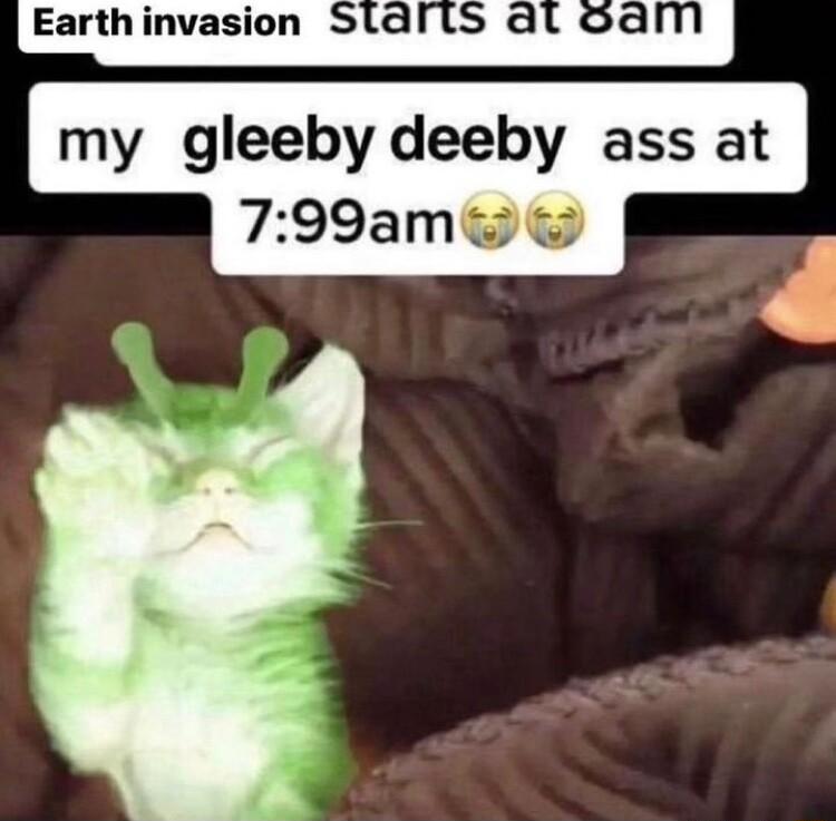 my gleeby deeby ass at 799am y