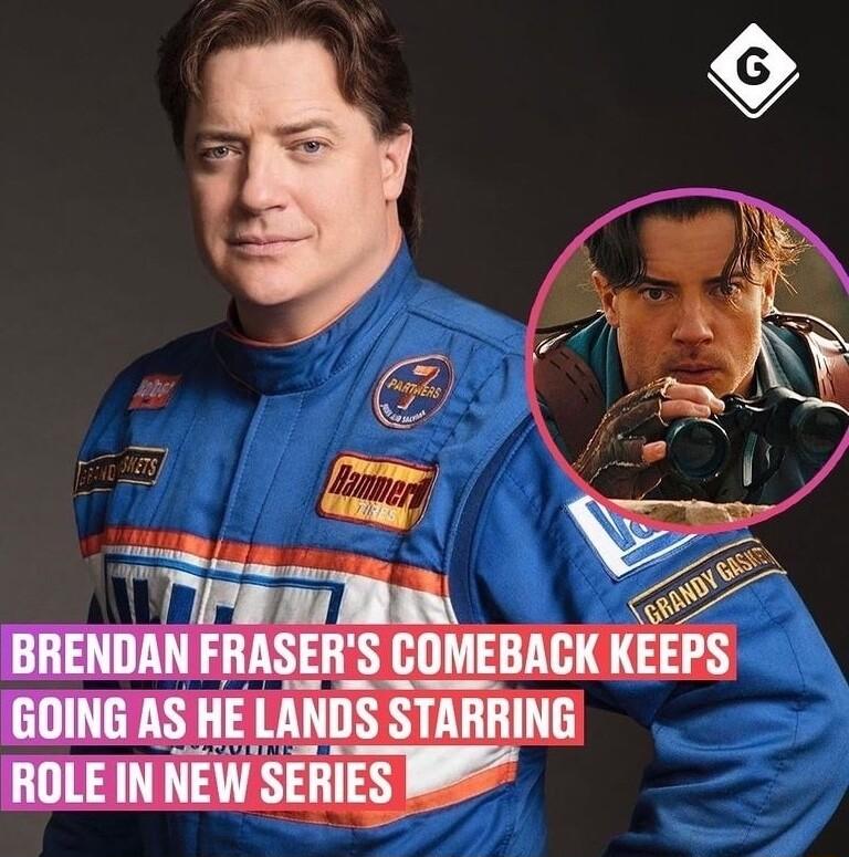 L T BRENDAN FMSER S COMEBACK KEEPS GOING AS IIE IINDS STARRING ROLE IN NEW SERIES