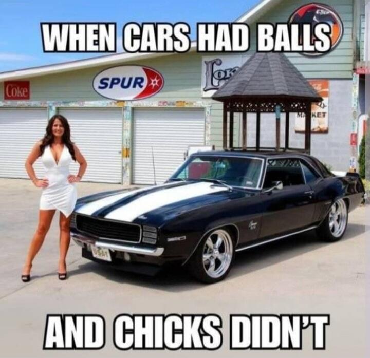 WHEN CARS HAD BALLS AND CHICKS DIDN'T. Coke. SPUR. MARKET.