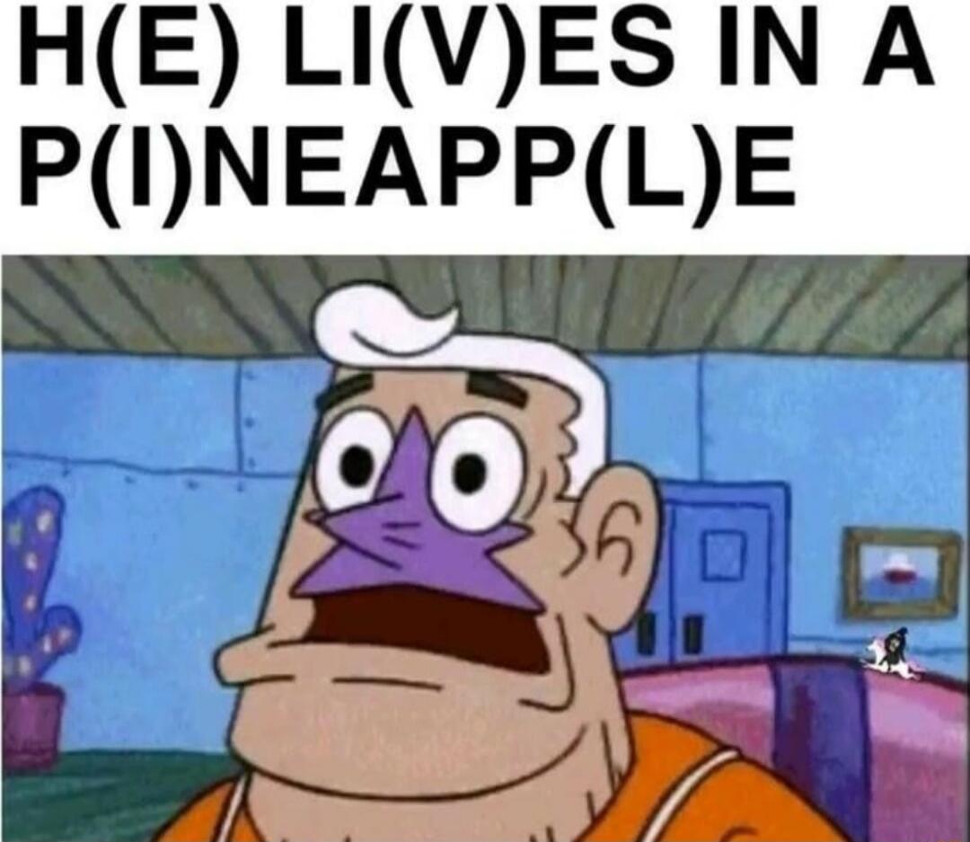 H(E) LIV(ES) IN A P(I)NEAPP(L)E