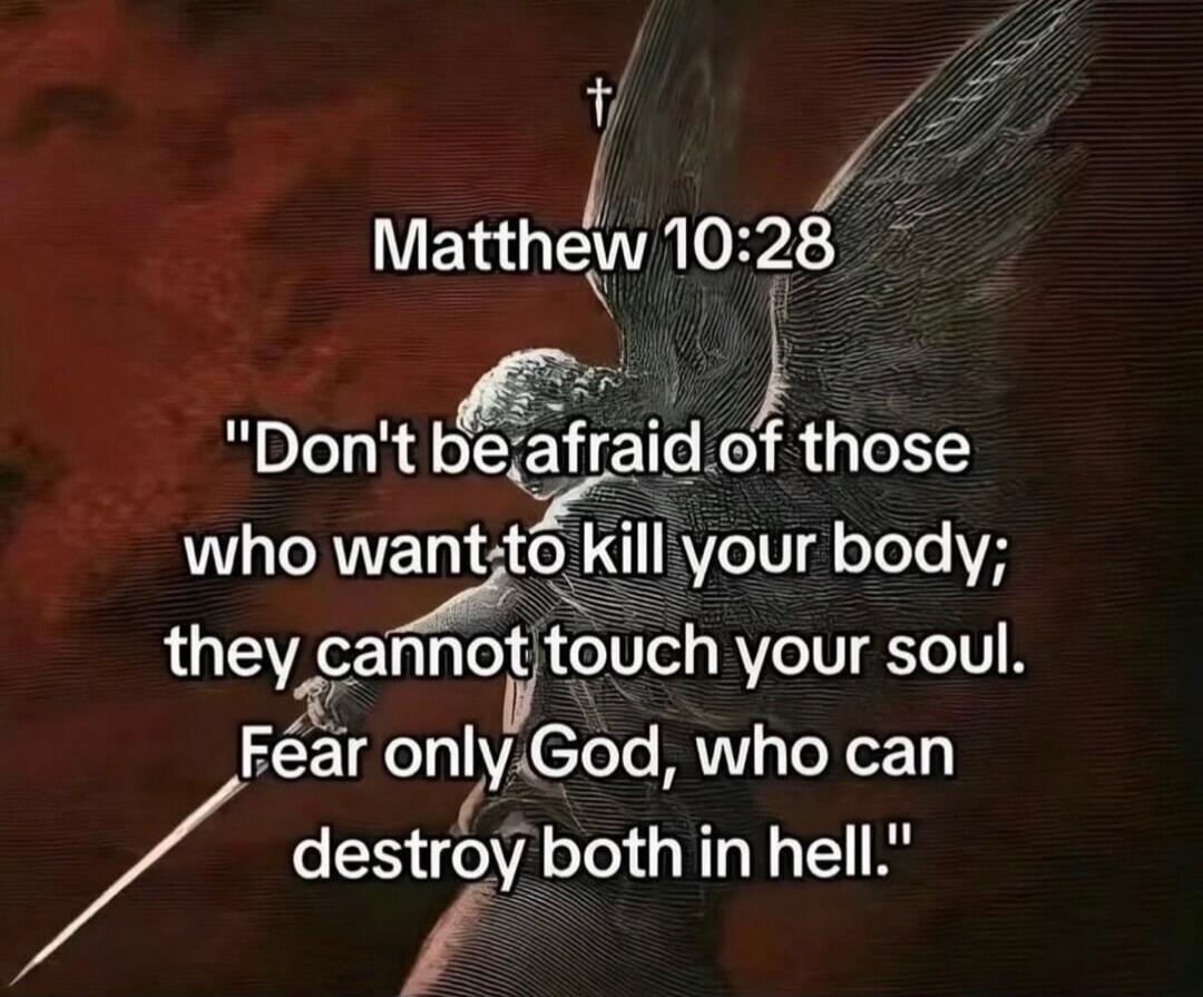 Matthew 10:28 