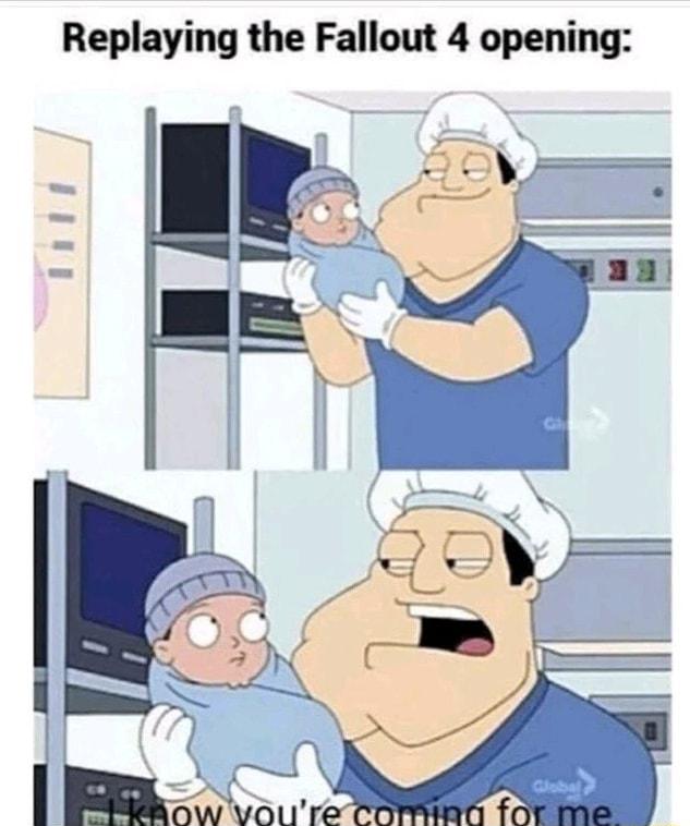 Replaying the Fallout 4 opening