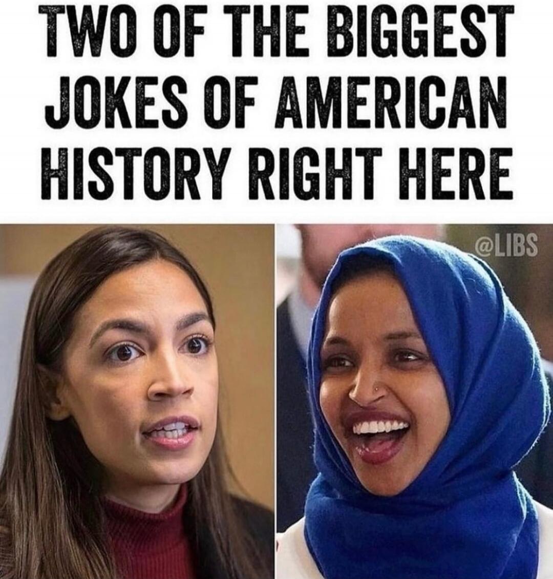 TWO OF THE BIGGEST JOKES OF AMERICAN HISTORY RIGHT HERE
