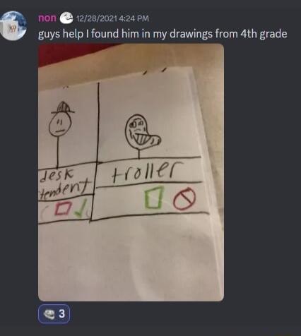 non 12282021 424 P guys help found him in my drawings from 4th grade